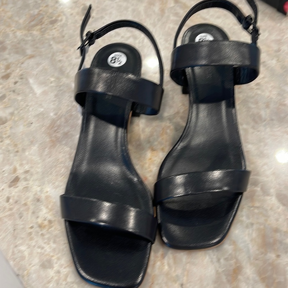 NWOT EVERLANE Gorgeous Black Heels! Narrow, Size 8.5
